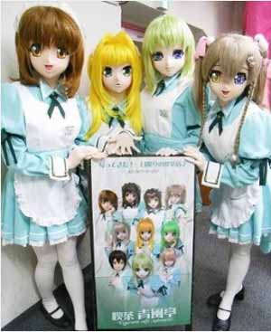 日本动漫2.5次元美少女变身：着ぐるみ萌