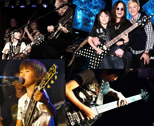 日本十岁吉他神童参加美国奥兹音乐节