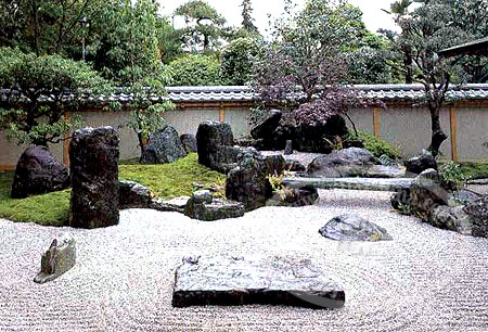 抽象的艺术 日本禅宗枯山水庭园 日本通