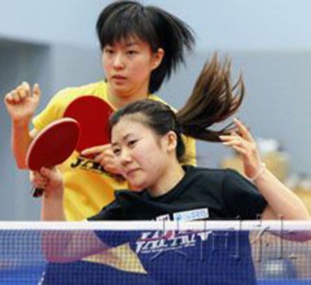 日本乒乓女队集训备战广州亚运会 盼能夺得奖牌