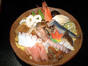 庙会节日特别食物：仓敷天领寿司
