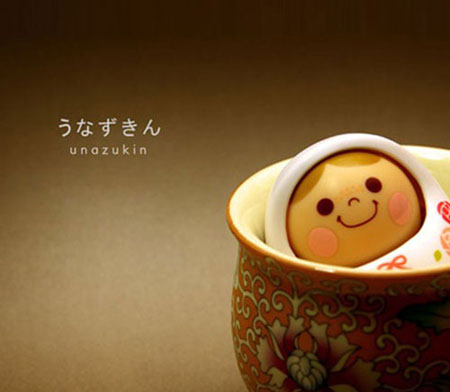 日本可爱BANDAI声控点头娃娃 最爱大自然系列