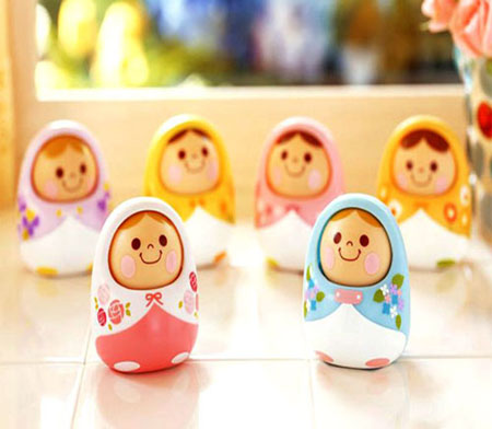 日本可爱BANDAI声控点头娃娃 最爱大自然系列