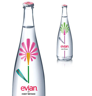 三宅一生Issey Miyake打造精品法国Evian瓶装水