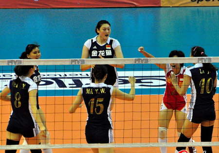 亚洲杯中国女排3-0战胜日本晋级决赛
