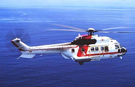 日本一架可载18人直升机坠毁 机上2人遇难