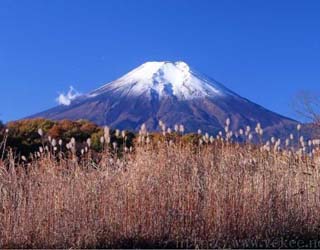 有着美丽传说故事的东京富士山