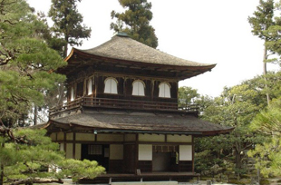 代表东山文化的京都慈照寺