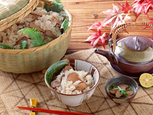 日本秋季美食 什锦焖饭、栗子饭