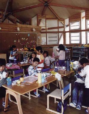 日本全木的幼儿园——泡泡幼儿园