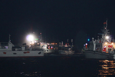 台湾保钓船被日舰驱逐 台当局被批"软弱无能"