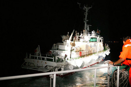 台湾保钓船被日舰驱逐 台当局被批"软弱无能"