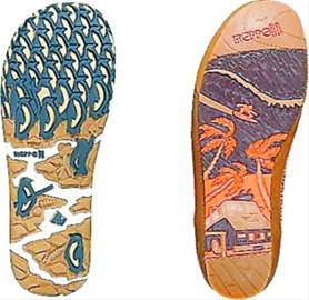 日本“脚踏实地”的艺术  鞋底浮世绘
