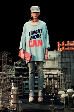 日牌高桥盾发布2011春夏UNDERMAN系列女装型录