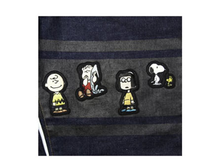 Peanuts与mastermind JAPAN推出史努比60周年原色丹宁牛仔裤