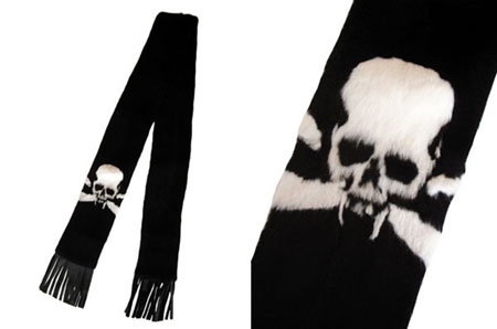 日本黑暗奢华品牌ROEN推出2010秋冬兔毛围巾