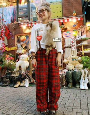 日本街拍榜样 秋冬也要穿得花枝招展