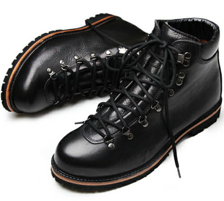 日本品牌手工制造马臀皮工靴