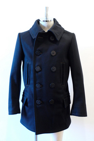 藤原浩与清永浩文品牌推出Navy Melton Vintage海军大衣