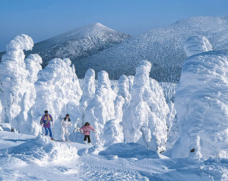 日本藏王温泉滑雪场