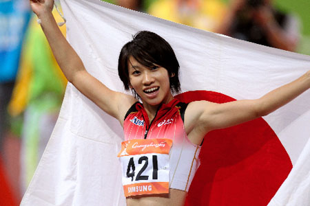 【亚运会】日本美女福岛千里 时隔44年的百米女飞人