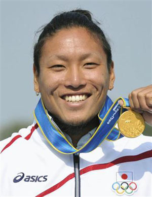 【亚运会】日本选手夺得男子200米单人皮划艇冠军