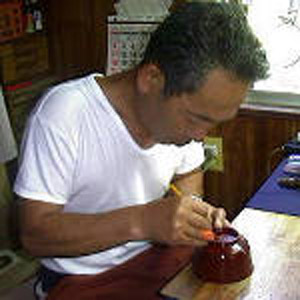 日本越前漆器手工技师的作品！