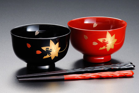 日本越前漆器手工技师的作品！