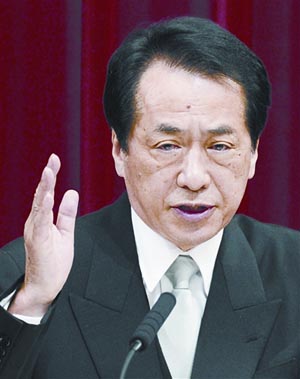 日本首相菅直人表示小泽一郎是否被征召尚有待讨论