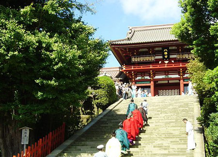 日本神奈川县鹤冈八幡宫