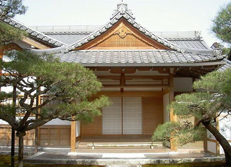 日本京都古色古香的建筑桂离宫