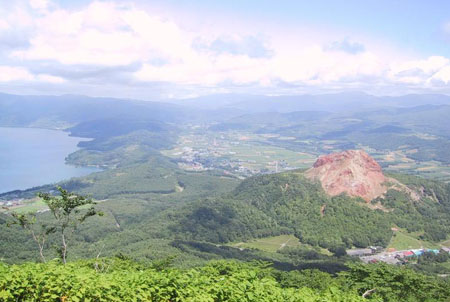 北海道活跃的活火山 有珠火山