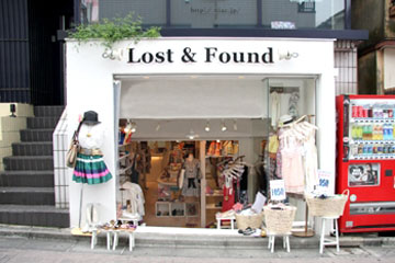 风格各异的店铺Lost＆Found