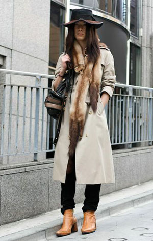 日本街拍 可爱少女装扮拼人气