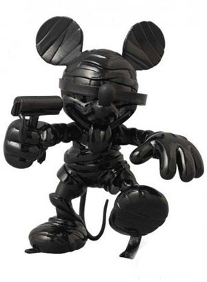 这次依然以米奇老鼠为主角,但是改为全黑配色.