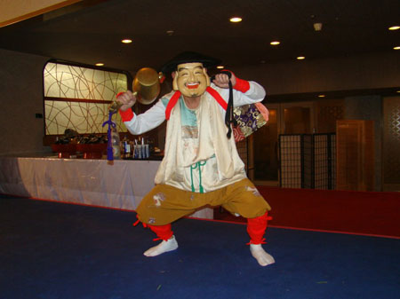 日本传统之旅 观看太鼓和财神表演