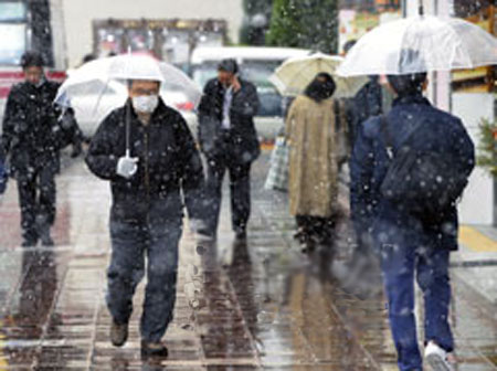 北海道12月气温低至零下23.7度 九州迎来初雪