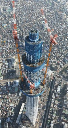 东京天空树高度突破500米