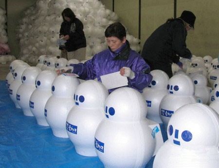 北海道雪人开始发往日本全国各地