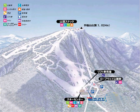 手稻高原滑雪场 丰富多彩变化多端的滑雪路线