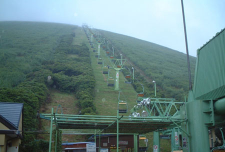 日本无限风光伊豆高原的象征 大室山