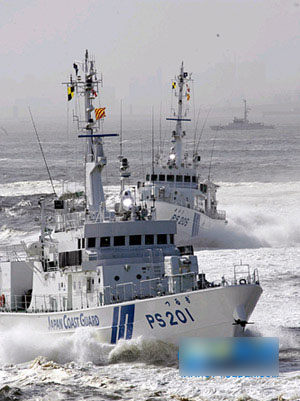 日本海上保安厅允许巡逻船对可疑船只撞船拦截
