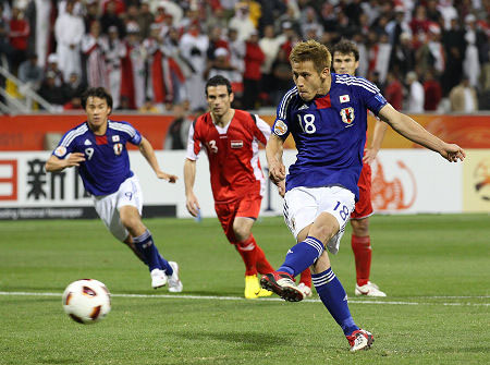 亚洲杯日本战叙利亚 靠点球2-1险胜