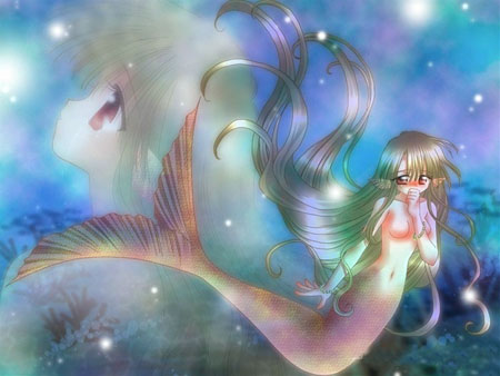 美人鱼日本恐怖的妖怪