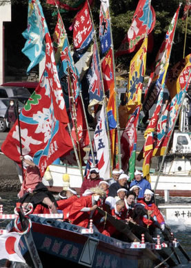 三重县举行“哈拉索祭” 祈祷渔获丰收航海安全