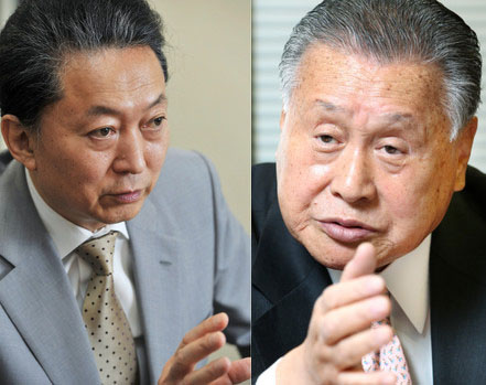 鸠山由纪夫和森喜朗在东京都内私下会谈 日本通 鸠山由纪夫和森喜朗在东京都内私下会谈 日本通