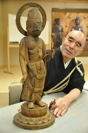 奈良药师寺的江户时代佛像被确认为平安时代所做