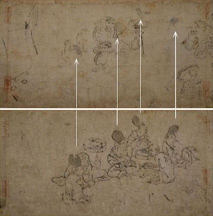 《鸟兽人物戏画》丙卷被确认为和纸的正反两面剥离而成