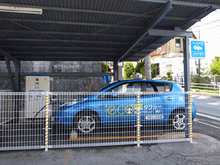 冲绳县首次投入两台电动计程车