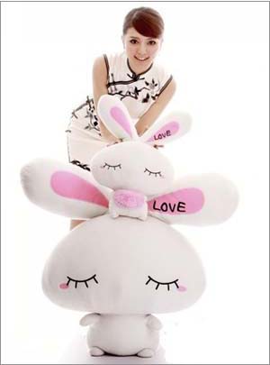 阿兰为日本“LOVE兔”进入中国造势